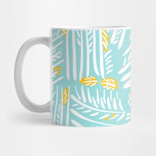 Organic Hand Drawn Foliage Citrus Mug